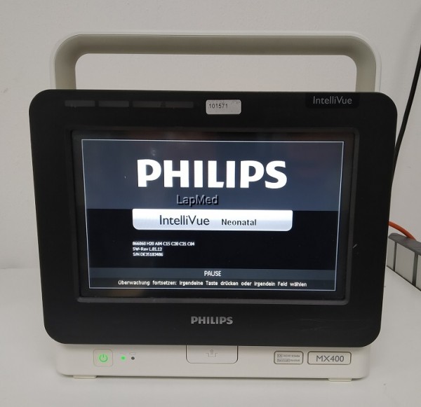 Philips IntelliVue MX 400 EKG SpO2 NIBP Patientenmonitor